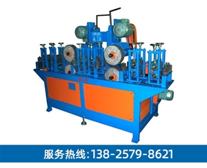 兩組雙面方管砂光機